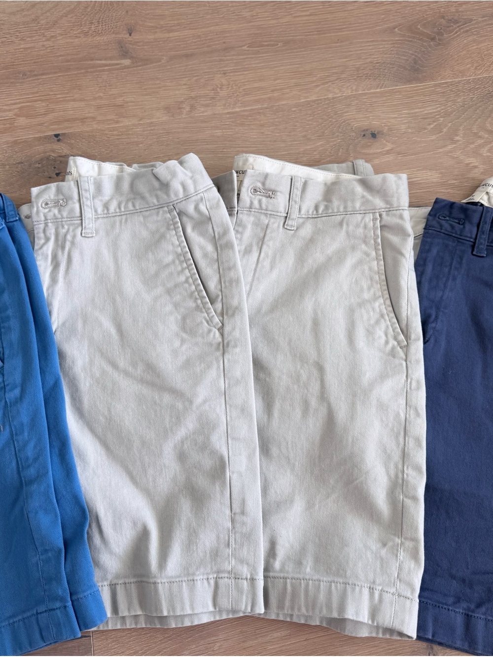 Crewcuts Light Beige Cotton Chino Shorts